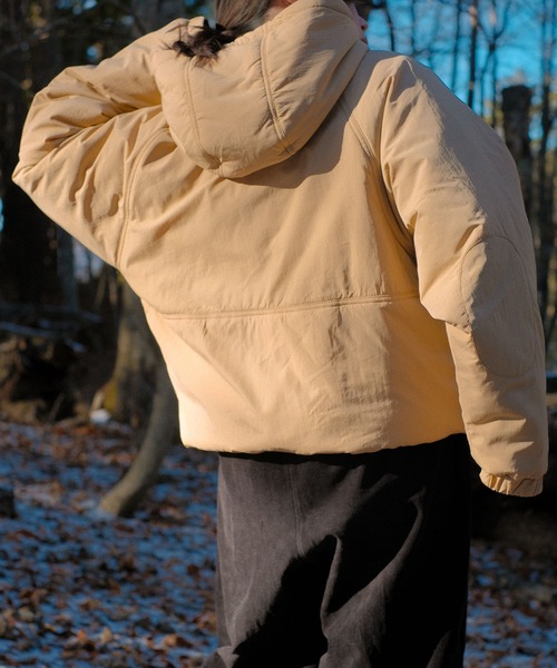 S'more(スモア)の「Half zip big silhouette Parka (AW)(パーカー・レディース・ホワイト/ブラウン/カーキ・SMALL/LARGE/X-LARGE/MEDIUM)」の21枚目の写真