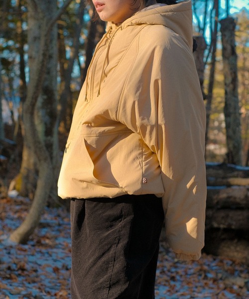 S'more(スモア)の「Half zip big silhouette Parka (AW)(パーカー・レディース・ホワイト/ブラウン/カーキ・SMALL/LARGE/X-LARGE/MEDIUM)」の19枚目の写真