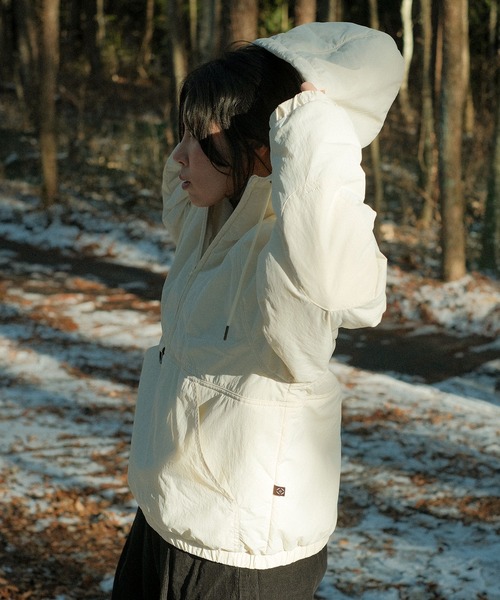 S'more(スモア)の「Half zip big silhouette Parka (AW)(パーカー・レディース・ホワイト/ブラウン/カーキ・SMALL/LARGE/X-LARGE/MEDIUM)」の6枚目の写真