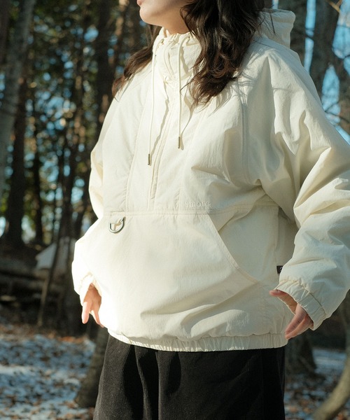 S'more(スモア)の「Half zip big silhouette Parka (AW)(パーカー・レディース・ホワイト/ブラウン/カーキ・SMALL/LARGE/X-LARGE/MEDIUM)」の9枚目の写真