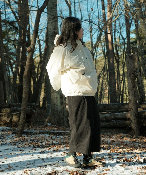S'more(スモア)の「Half zip big silhouette Parka (AW)(パーカー・レディース・ホワイト/ブラウン/カーキ・SMALL/LARGE/X-LARGE/MEDIUM)」の4枚目の写真