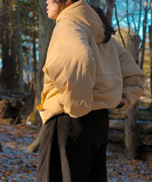 S'more(スモア)の「Half zip big silhouette Parka (AW)(パーカー・レディース・ホワイト/ブラウン/カーキ・SMALL/LARGE/X-LARGE/MEDIUM)」の20枚目の写真
