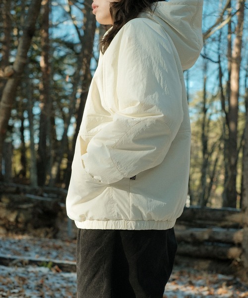 S'more(スモア)の「Half zip big silhouette Parka (AW)(パーカー・レディース・ホワイト/ブラウン/カーキ・SMALL/LARGE/X-LARGE/MEDIUM)」の11枚目の写真