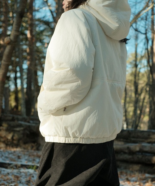 S'more(スモア)の「Half zip big silhouette Parka (AW)(パーカー・レディース・ホワイト/ブラウン/カーキ・SMALL/LARGE/X-LARGE/MEDIUM)」の12枚目の写真