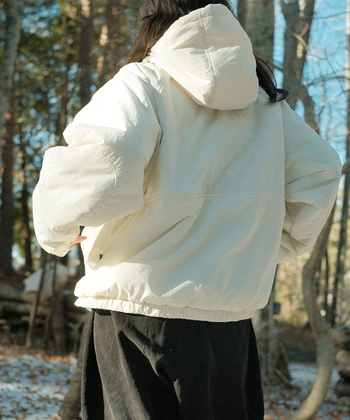 S'more(スモア)の「Half zip big silhouette Parka (AW)(パーカー・レディース・ホワイト/ブラウン/カーキ・SMALL/LARGE/X-LARGE/MEDIUM)」の13枚目の写真