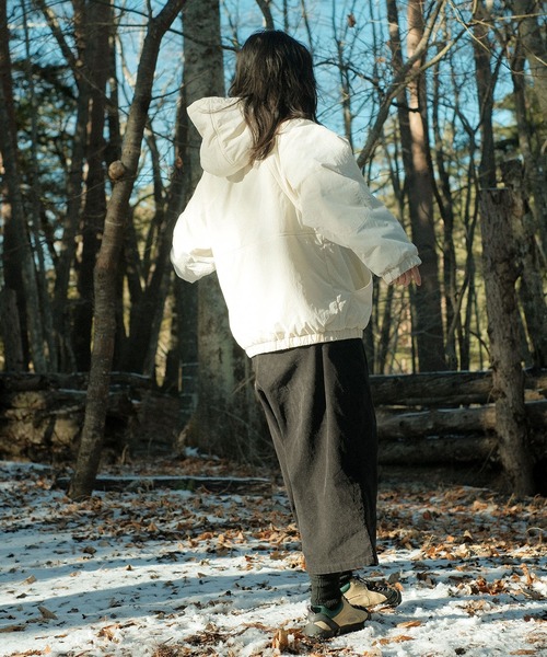 S'more(スモア)の「Half zip big silhouette Parka (AW)(パーカー・レディース・ホワイト/ブラウン/カーキ・SMALL/LARGE/X-LARGE/MEDIUM)」の5枚目の写真