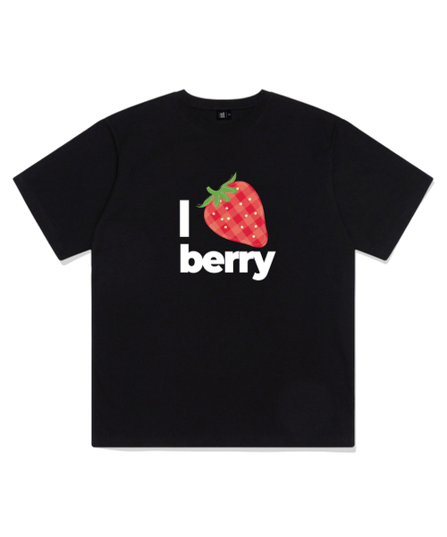 PAGESIISII(ページシシ)の「アイストロベリープリンティング半袖Tシャツブラック(Tシャツ/カットソー・レディース・その他・SMALL/MEDIUM/LARGE)」の2枚目の写真