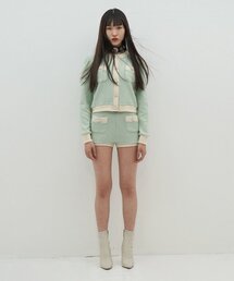 UNTAGE（アンテージ）の「リップウエストニットショートパンツ（ミント）_UTW-SC04（その他パンツ）」