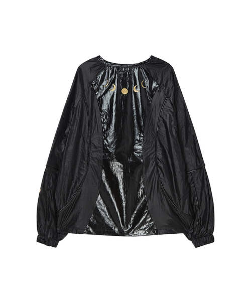 NYXX（エヌワイエックスエックス）の「COATING COLLARLESS JACKET BLACK（ナイロンジャケット・レディース・その他・SMALL/MEDIUM）」の3枚目の写真