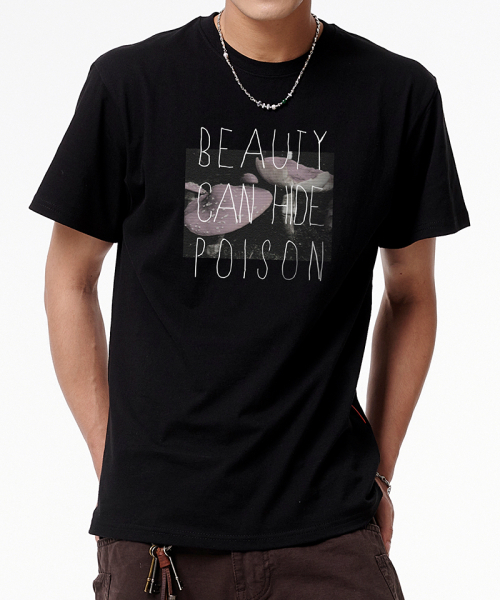 ARTISTWEAR（アーティストウェア）の「[ATW] ポイズンビューティー 半袖Tシャツ（Tシャツ/カットソー・レディース・ブラック・SMALL/MEDIUM/LARGE/X-LARGE/XX-LARGE/XXXX-LARGE）」の5枚目の写真