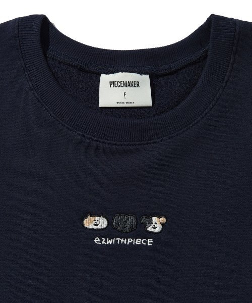 PIECEMAKER(ピースメーカー)の「EWP FAMILY LINE SWEAT LS (NAVY)(スウェット・レディース・その他・FREE)」の4枚目の写真