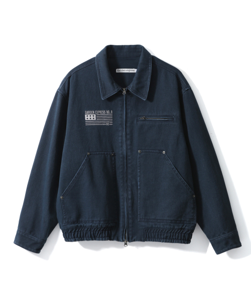 GARDEN EXPRESS(ガーデンエクスプレス)の「Pigment Work Jacket (navy)(デニムジャケット・メンズ・その他・LARGE/X-LARGE)」の1枚目の写真