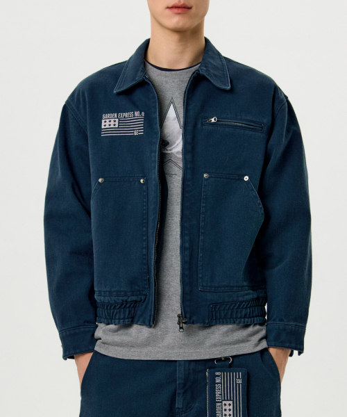 GARDEN EXPRESS(ガーデンエクスプレス)の「Pigment Work Jacket (navy)(デニムジャケット・メンズ・その他・LARGE/X-LARGE)」の2枚目の写真