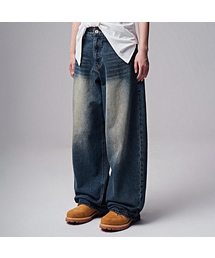 ZENDUST（ジェンダスト）の「Les Wide Denim Pants BLUE（デニムパンツ）」
