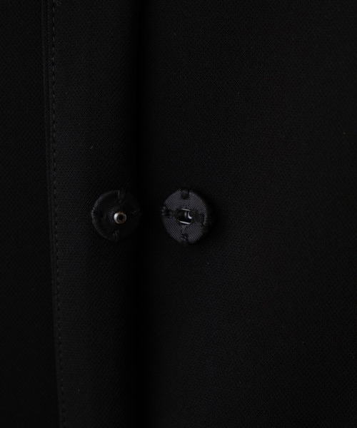 Sono（ソーノ）の「【新作 1/16発売】ご自宅でお洗濯可能【SONO/ソーノ】【SONO NAVY/ソーノネイビー】【MUMMUMダブルクロス】 フローラルフリルチュニックジレ（スーツベスト・レディース・ブラック/ネイビー・F）」の16枚目の写真