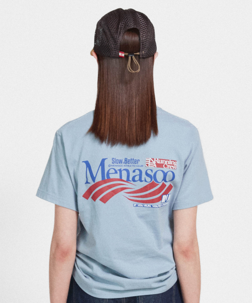 MENASOO(ミナス)の「Twist Track T Shirt_Skyblue(Tシャツ/カットソー・レディース・スカイブルー・1/2/3)」の13枚目の写真