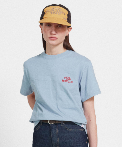 MENASOO(ミナス)の「Twist Track T Shirt_Skyblue(Tシャツ/カットソー・レディース・スカイブルー・1/2/3)」の9枚目の写真