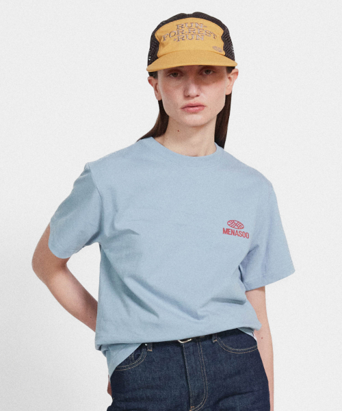 MENASOO(ミナス)の「Twist Track T Shirt_Skyblue(Tシャツ/カットソー・レディース・スカイブルー・1/2/3)」の10枚目の写真