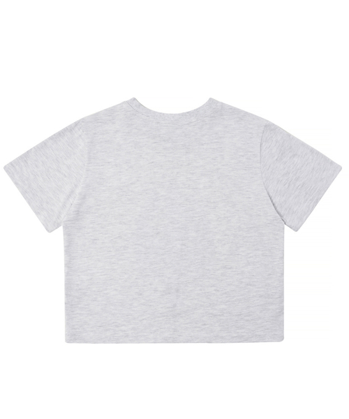 MATCHGLOBE(マッチグローブ)の「フューリーフレンズクロップティー(ライトグレー)(Tシャツ/カットソー・レディース・その他・FREE)」の2枚目の写真