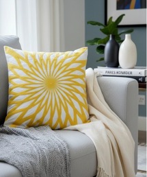 IO（イオ）（イオ）の「IO Select / 幾何学モチーフ 刺繍デザイン 45×45cm クッションカバー YW1CC（クッション/クッションカバー）」