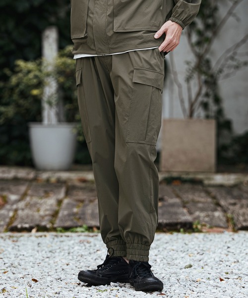 CALL&RESPONSE(コールアンドレスポンス)の「mp14410- カーゴパンツ-撥水ダンプ(261-1551-09)(カーゴパンツ・メンズ・カーキ/ブラック・5/4/2)」の3枚目の写真