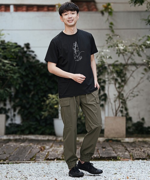 CALL&RESPONSE(コールアンドレスポンス)の「mp14410- カーゴパンツ-撥水ダンプ(261-1551-09)(カーゴパンツ・メンズ・カーキ/ブラック・5/4/2)」の5枚目の写真