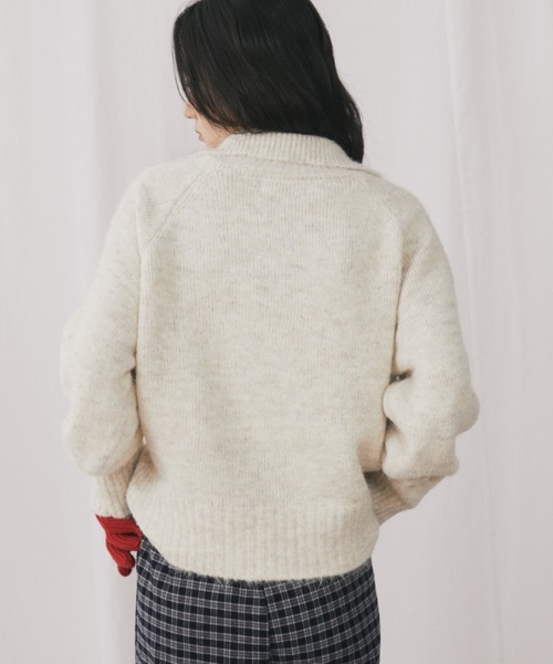 アーガイルニットポロ（ニット/セーター）｜MERLOT（メルロー）の