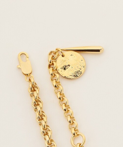 Ray BEAMS(レイビームス)の「ミックス チェーン 2way ネックレス(ネックレス・レディース・ゴールド・ONE SIZE)」の4枚目の写真