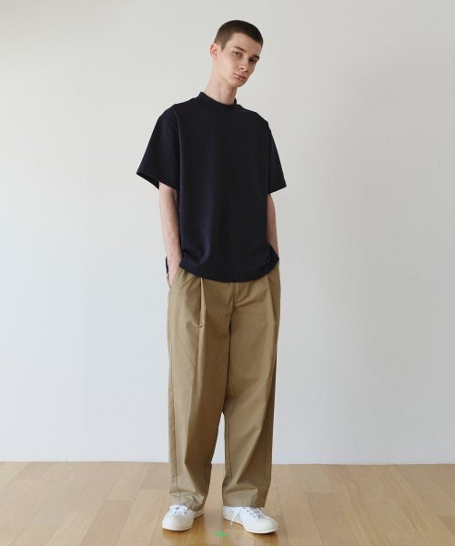 CHAMASPORTSLAB(チャマ スポーツラボ)の「CSL TUCK WIDE PANTS-KHAKI(その他パンツ・メンズ・その他・SMALL/MEDIUM/LARGE)」の1枚目の写真