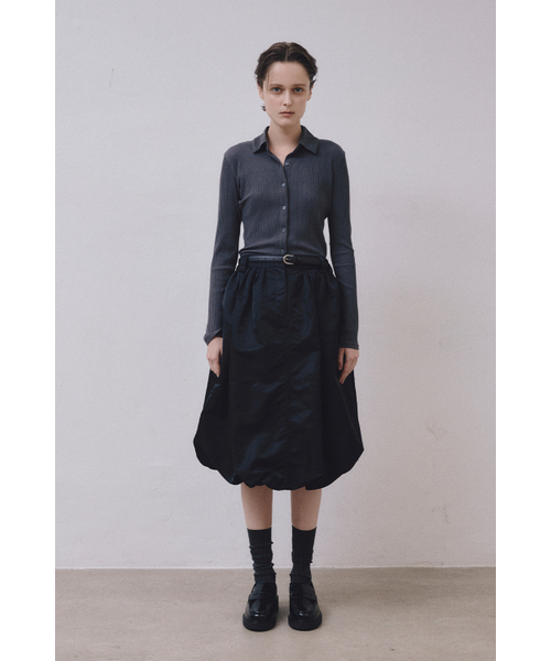 MIDNLOW(ミッドアンドロー)の「Balloon Banding Skirt (Black)(スカート・レディース・その他・FREE)」の7枚目の写真