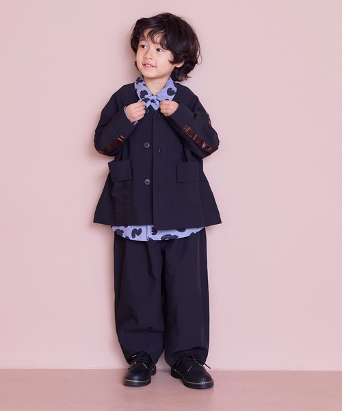 MARKEY'S（マーキーズ）の「サイドラインロングパンツ/セットアップ可（その他パンツ・キッズ・ベージュ/ブラック・120/110/100/90/150/140/130）」の15枚目の写真