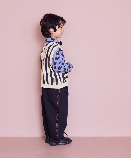 MARKEY'S（マーキーズ）の「サイドラインロングパンツ/セットアップ可（その他パンツ・キッズ・ベージュ/ブラック・120/110/100/90/150/140/130）」の14枚目の写真