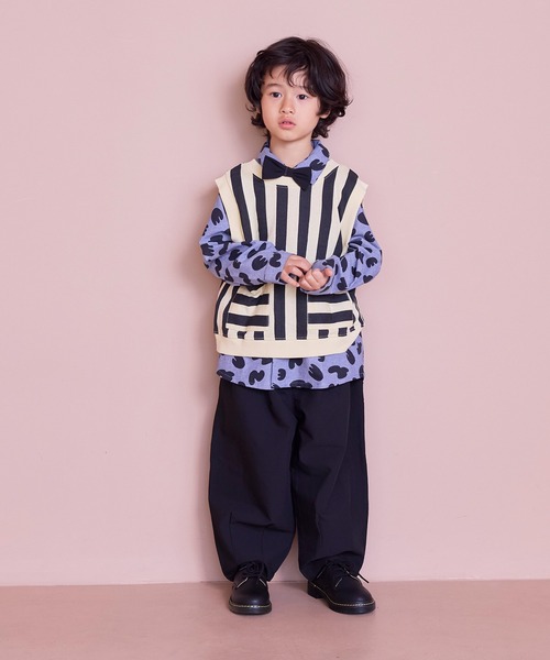 MARKEY'S（マーキーズ）の「サイドラインロングパンツ/セットアップ可（その他パンツ・キッズ・ベージュ/ブラック・120/110/100/90/150/140/130）」の13枚目の写真