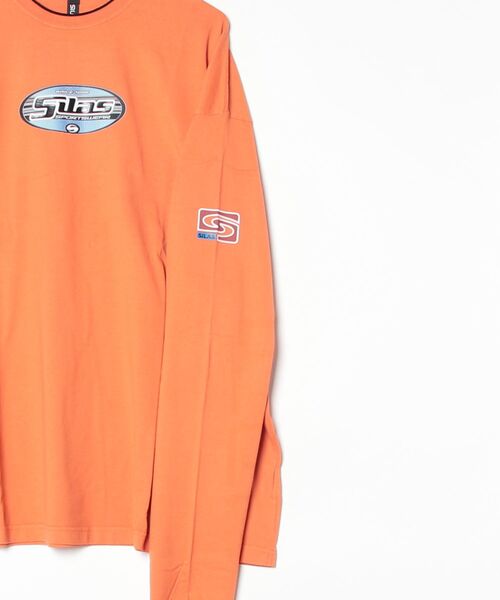 SILAS(サイラス)の「【UK COLLECTION】SKATE OVAL L/S TEE(Tシャツ/カットソー・メンズ・オレンジ/ネイビー・M/L/S)」の11枚目の写真