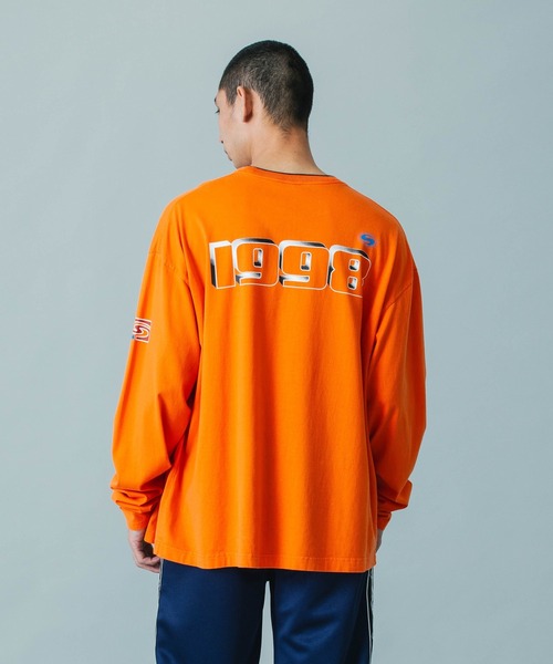 SILAS(サイラス)の「【UK COLLECTION】SKATE OVAL L/S TEE(Tシャツ/カットソー・メンズ・オレンジ/ネイビー・M/L/S)」の18枚目の写真