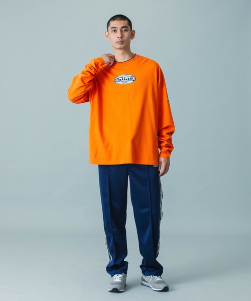 SILAS(サイラス)の「【UK COLLECTION】SKATE OVAL L/S TEE(Tシャツ/カットソー・メンズ・オレンジ/ネイビー・M/L/S)」の19枚目の写真