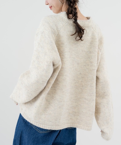 refinedworks（リファインドワークス）の「【refinedworks】毎日 羽織りたくなる ニットカーディガン（カーディガン/ボレロ・レディース・ベージュ/グレー/イエロー・FREE）」の10枚目の写真