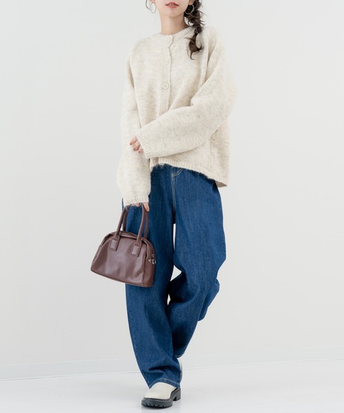 refinedworks（リファインドワークス）の「【refinedworks】毎日 羽織りたくなる ニットカーディガン（カーディガン/ボレロ・レディース・ベージュ/グレー/イエロー・FREE）」の21枚目の写真