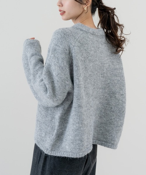 refinedworks（リファインドワークス）の「【refinedworks】毎日 羽織りたくなる ニットカーディガン（カーディガン/ボレロ・レディース・ベージュ/グレー/イエロー・FREE）」の13枚目の写真