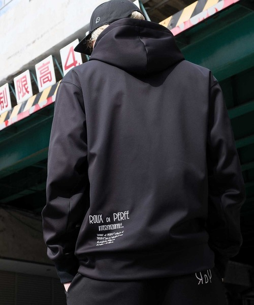 セール】[ROUXDI PERFE ルゥディパフィー]裏フリース3LAYERロゴ刺繍