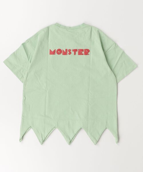 nicohrat(ニコフラート)の「nicohrat/ニコフラート モンスター型Tシャツ(Tシャツ/カットソー・キッズ・イエロー/サックスブルー/レッド/ピンク/グリーン・140cm/130cm/120cm/110cm/100cm/90cm)」の12枚目の写真