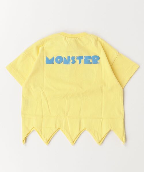 nicohrat(ニコフラート)の「nicohrat/ニコフラート モンスター型Tシャツ(Tシャツ/カットソー・キッズ・イエロー/サックスブルー/レッド/ピンク/グリーン・140cm/130cm/120cm/110cm/100cm/90cm)」の14枚目の写真
