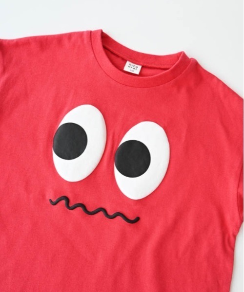 nicohrat(ニコフラート)の「nicohrat/ニコフラート モンスター型Tシャツ(Tシャツ/カットソー・キッズ・イエロー/サックスブルー/レッド/ピンク/グリーン・140cm/130cm/120cm/110cm/100cm/90cm)」の22枚目の写真