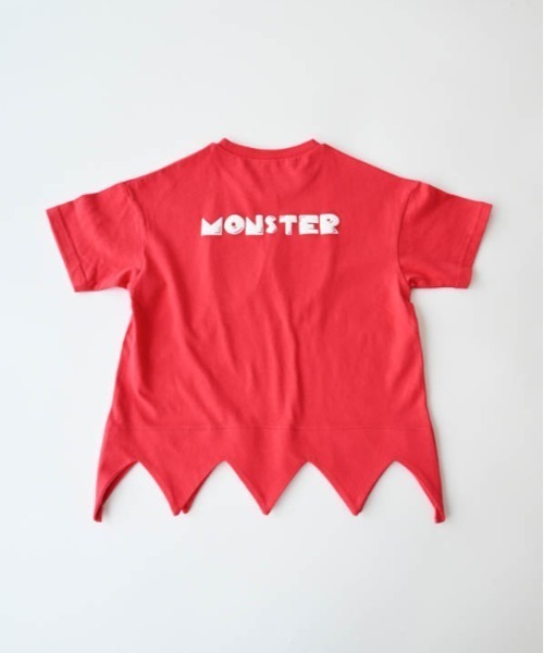 nicohrat(ニコフラート)の「nicohrat/ニコフラート モンスター型Tシャツ(Tシャツ/カットソー・キッズ・イエロー/サックスブルー/レッド/ピンク/グリーン・140cm/130cm/120cm/110cm/100cm/90cm)」の21枚目の写真