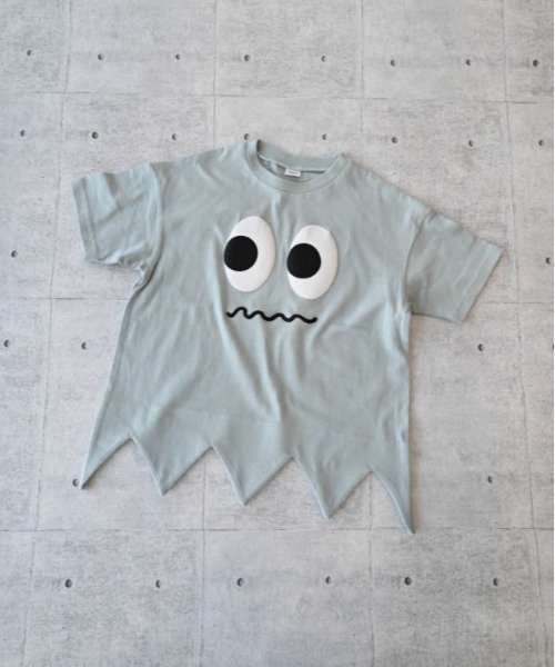 nicohrat(ニコフラート)の「nicohrat/ニコフラート モンスター型Tシャツ(Tシャツ/カットソー・キッズ・イエロー/サックスブルー/レッド/ピンク/グリーン・140cm/130cm/120cm/110cm/100cm/90cm)」の8枚目の写真