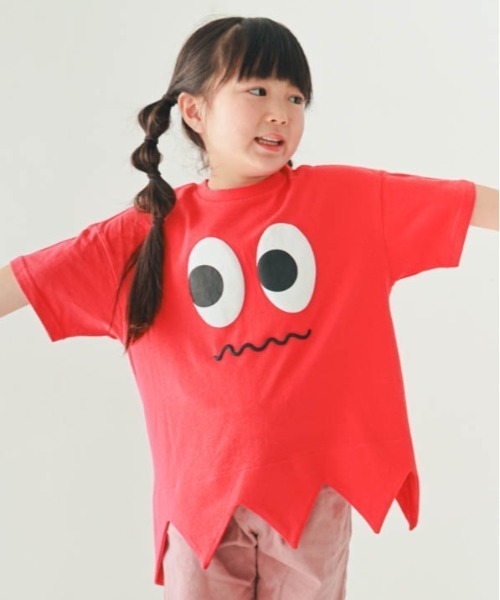 nicohrat(ニコフラート)の「nicohrat/ニコフラート モンスター型Tシャツ(Tシャツ/カットソー・キッズ・イエロー/サックスブルー/レッド/ピンク/グリーン・140cm/130cm/120cm/110cm/100cm/90cm)」の17枚目の写真