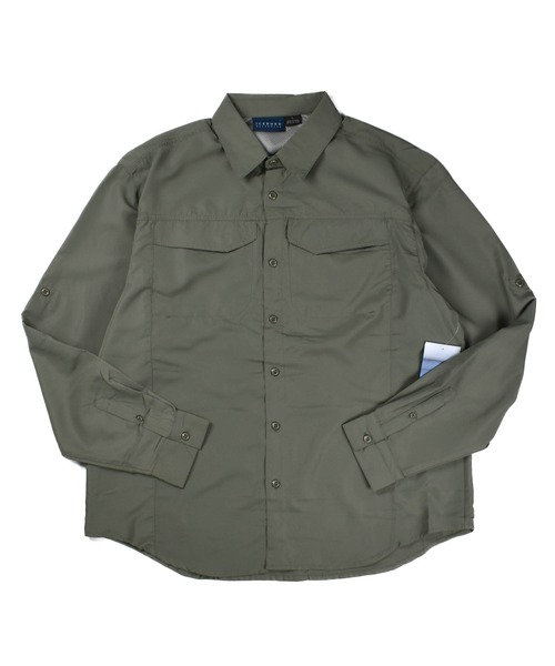 INNOCENT(イノセント)の「【T14】【ICEBURG/アイスバーグ】NYLON LONG SLEEVE SHIRTS(シャツ/ブラウス・レディース・セージグリーン・LARGE/X-LARGE/MEDIUM/SMALL)」の1枚目の写真
