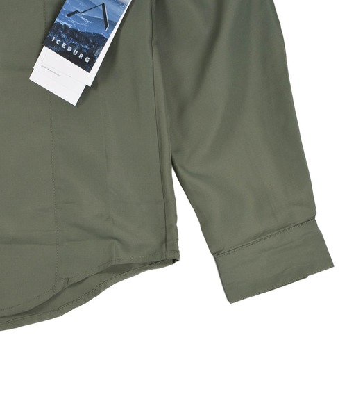 INNOCENT(イノセント)の「【T14】【ICEBURG/アイスバーグ】NYLON LONG SLEEVE SHIRTS(シャツ/ブラウス・レディース・セージグリーン・LARGE/X-LARGE/MEDIUM/SMALL)」の5枚目の写真