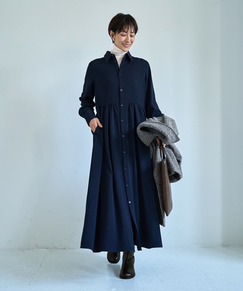 STYLE DELI(スタイルデリ)の「もっちりタートルリブニットトップス(ニット/セーター・レディース・ブラック/オートミール/ライトグレー/ホワイト・FREE)」の17枚目の写真