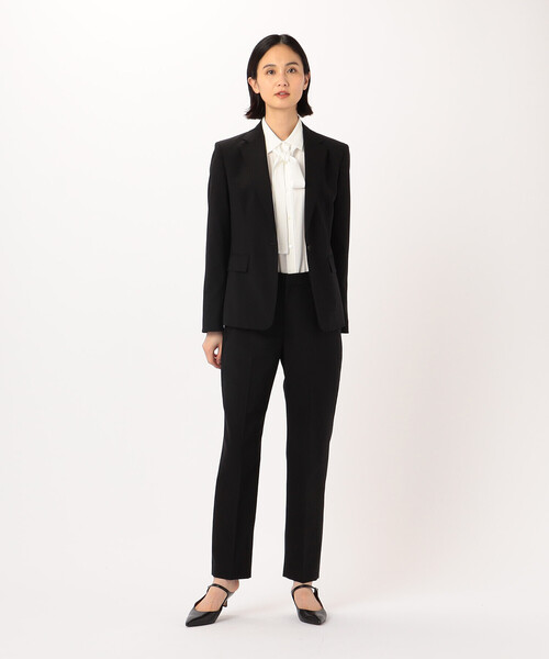 COMME CA（コムサ）の「【セットアップ対応】ネオストレッチトロピカルウール ジャケット（テーラードジャケット・レディース・ブラック・5号）」の3枚目の写真